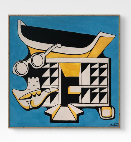 Le Corbusier von Amarindra Rana, Malerei kaufen auf Singulart