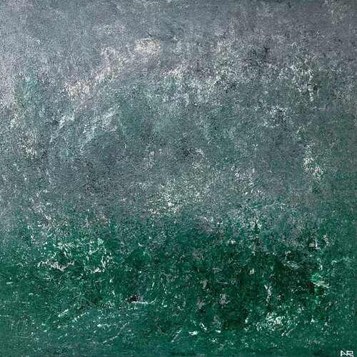 Horizon Green di Amarindra Rana, Pittura in vendita su Singulart
