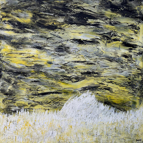 Yellow Sea di Amarindra Rana, Pittura in vendita su Singulart