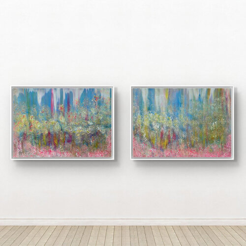 Spring 05 (pair of paintings) van Amarindra Rana, Schilderij te koop op Singulart