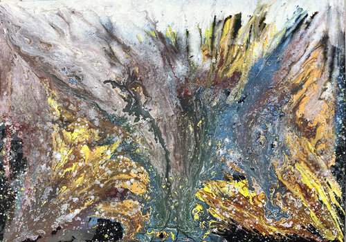 Galaxy 001 de Amarindra Rana, Pintura a la venta en Singulart