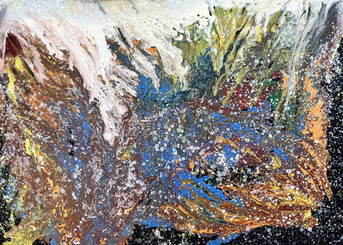 Galaxy 002 de Amarindra Rana, Pintura a la venta en Singulart