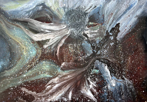 Supernova 01 by Amarindra Rana, Painting for Sale on Singulart