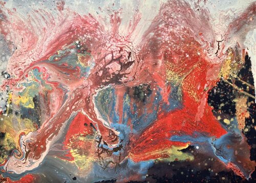 Supernova 02 by Amarindra Rana, Painting for Sale on Singulart