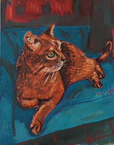 Trevor by MARIA LUISA VERGARA, Painting for Sale on Singulart
