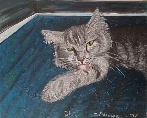 Pelu' van MARIA LUISA VERGARA, Schilderij te koop op Singulart