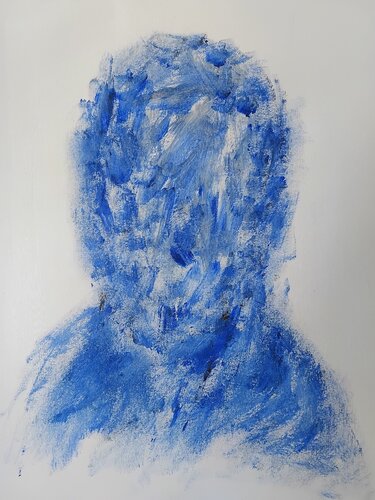 Echo in Blue di Antonis Giakoumakis, Pittura in vendita su Singulart