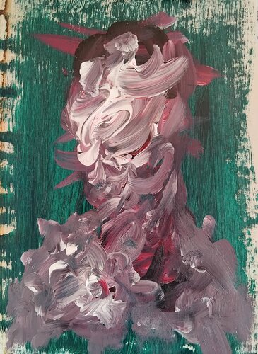 Pulse in Green di Antonis Giakoumakis, Pittura in vendita su Singulart