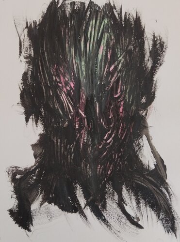 "Scars"(triptych) Left Panel .“This artwork is part of the triptych ‘Scars’ and is available only as part of the complete set.” di Antonis Giakoumakis, Pittura in vendita su Singulart