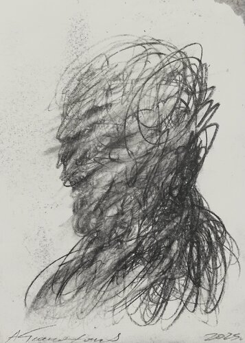 Study of a Head di Antonis Giakoumakis, Disegno in vendita su Singulart