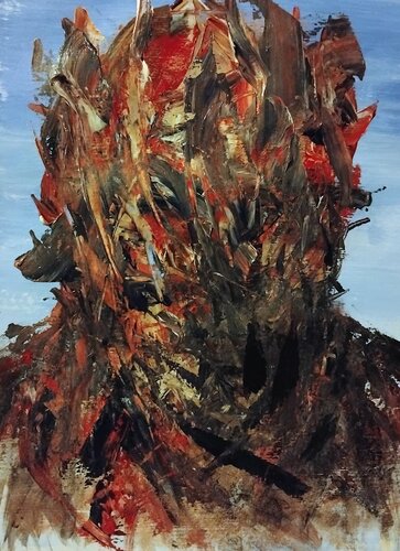 Under the Blue Sky di Antonis Giakoumakis, Pittura in vendita su Singulart