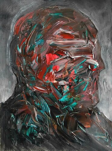 Head Structure di Antonis Giakoumakis, Pittura in vendita su Singulart