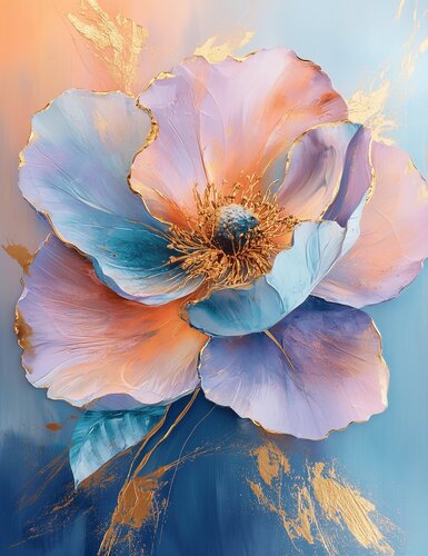 Porcelain Lull - Unique Fine Art Giclée van Rita Bohoslavska, Digitaal te koop op Singulart