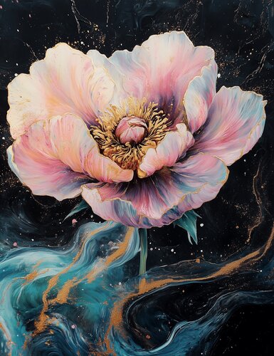 Celadon Memory – Unique Fine Art Giclée von Rita Bohoslavska, Digital kaufen auf Singulart