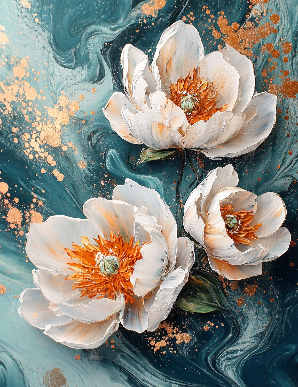 Nebula Garden - Unique Fine Art Giclée Rita Bohoslavska Digitaal te koop