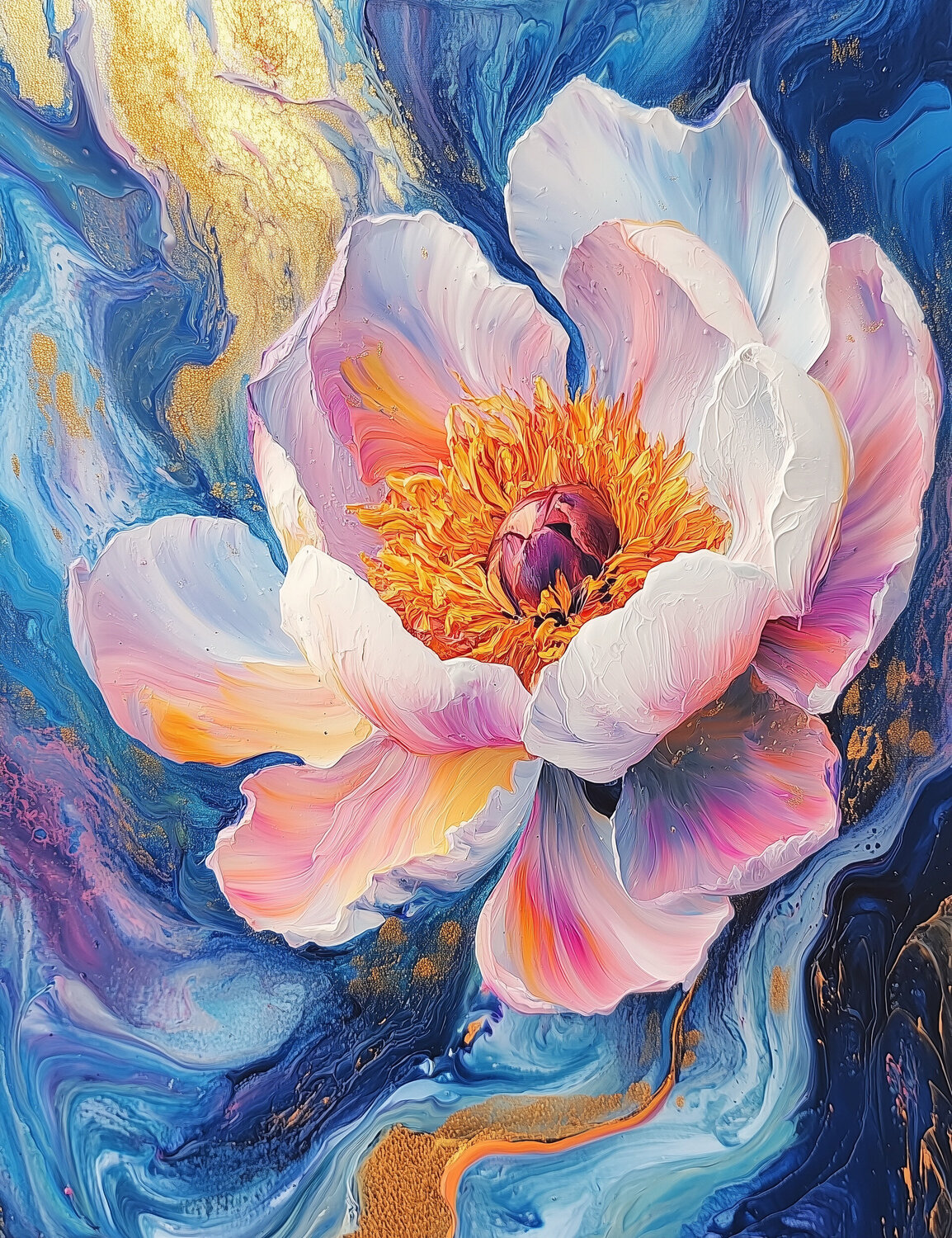 Sunwake Bloom - Unique Fine Art Giclée Rita Bohoslavska Digital à vendre