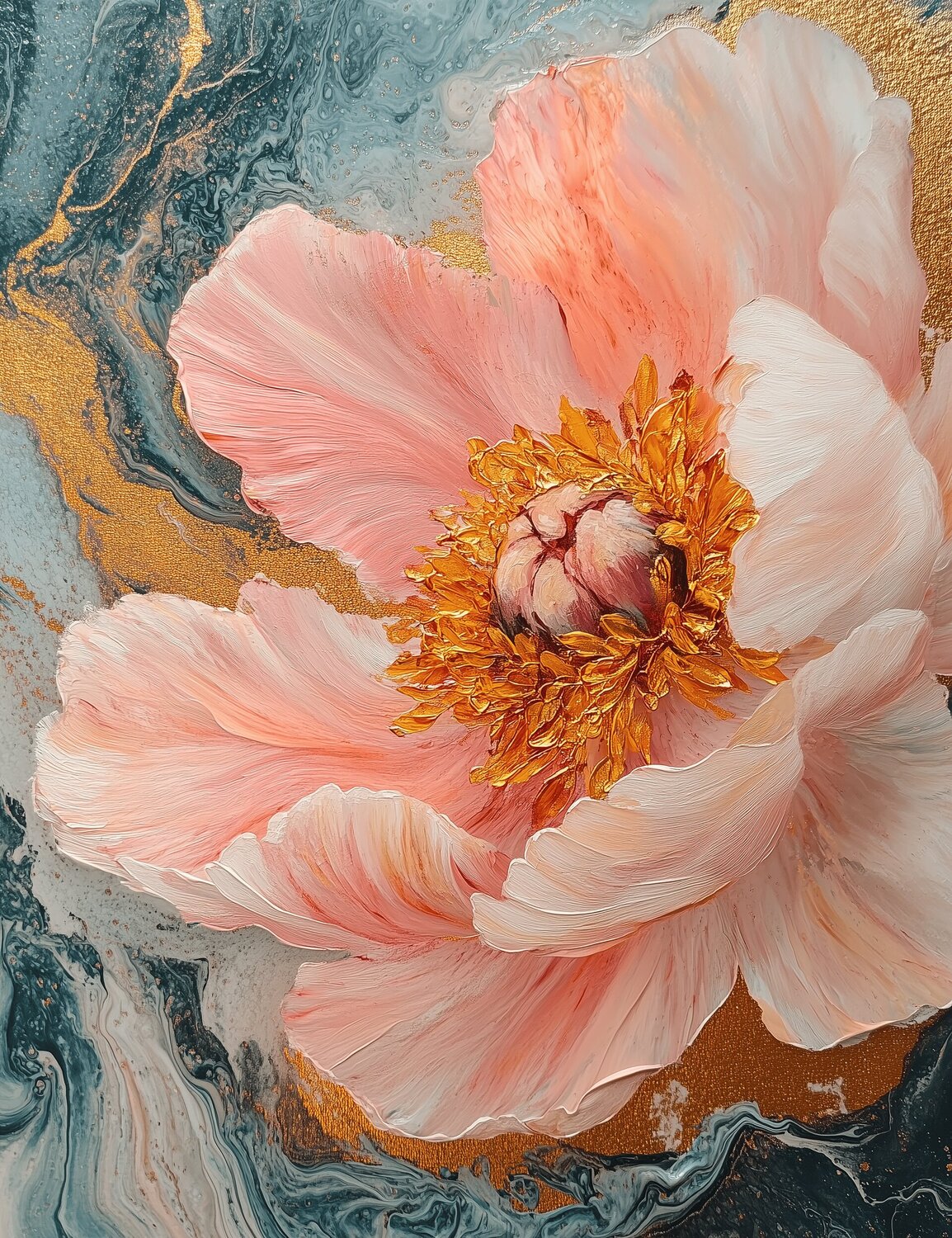 Blush Continuum - Unique Fine Art Giclée Rita Bohoslavska Digital en venta