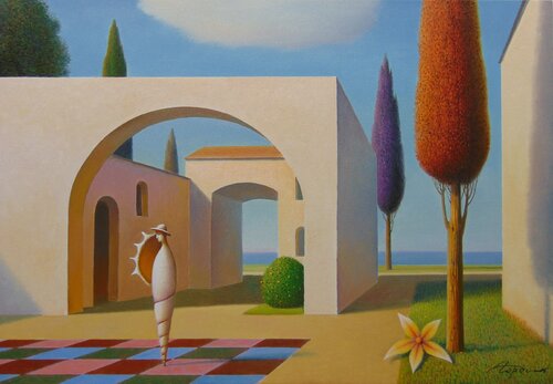 Summer Afternoon 18"x26" by Evgeni Gordiets, Painting for Sale on Singulart