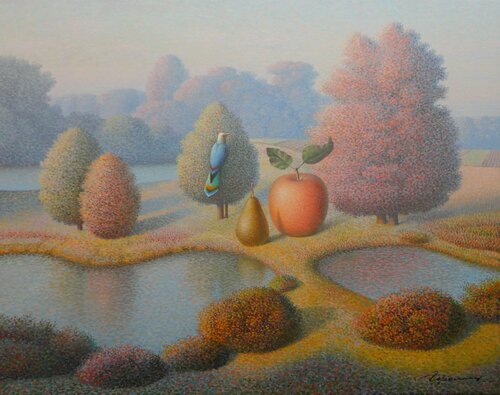 Evening Fall by Evgeni Gordiets, Painting for Sale on Singulart