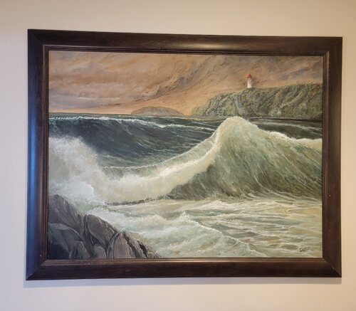 Kilaeu Lighthouse van Paul Dudas, Schilderij te koop op Singulart