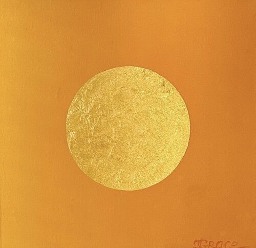 Titel „Goldene Mitte Gelb“ Tatjana Grace