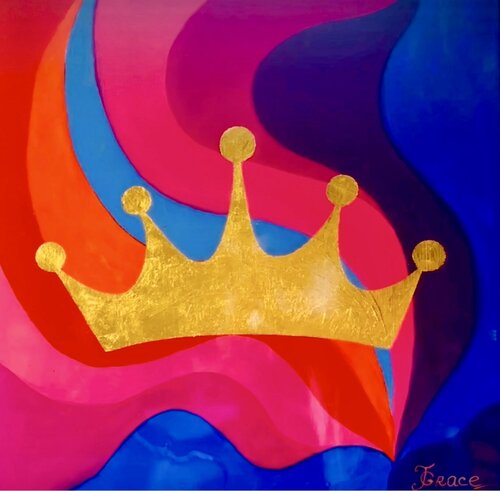 „My Queen, my Beloved“ van Tatjana Grace, Schilderij te koop op Singulart