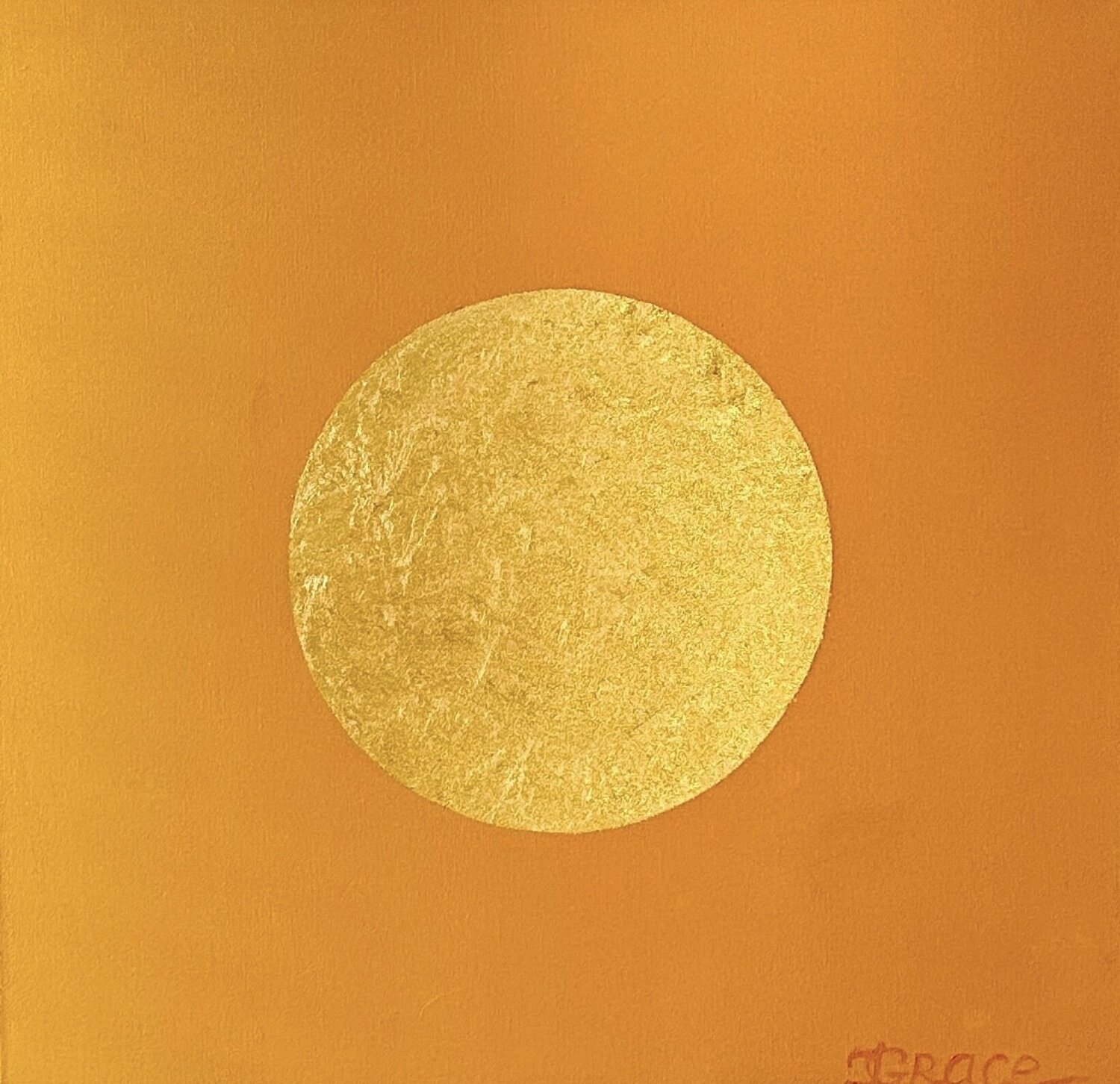 Titel „Goldene Mitte Gelb“ Tatjana Grace