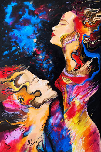Ode to love. He and She von Halima Alasgarova, Malerei kaufen auf Singulart