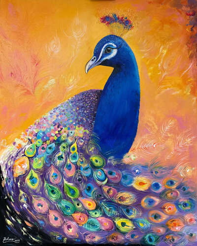 "Dawn's Radiance" van Halima Alasgarova, Schilderij te koop op Singulart