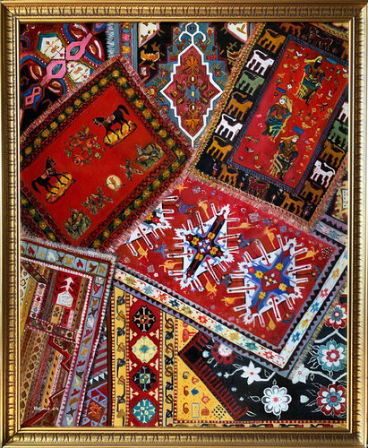 Karabakh Carpets van Halima Alasgarova, Schilderij te koop op Singulart