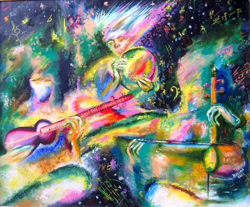 Mugham. von Halima Alasgarova, Malerei kaufen auf Singulart