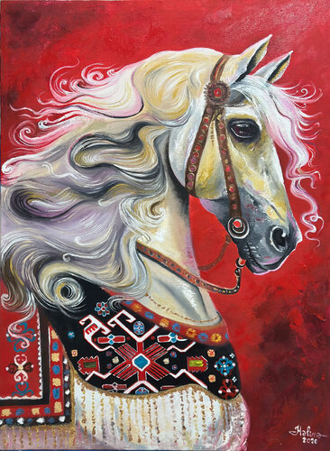 Horse van Halima Alasgarova, Schilderij te koop op Singulart