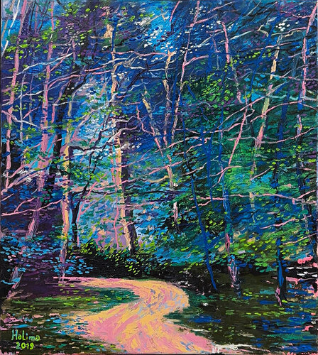 Landscape van Halima Alasgarova, Schilderij te koop op Singulart