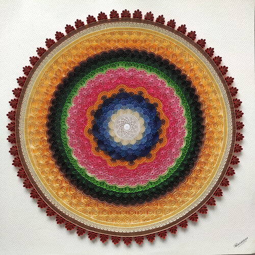 Circle of Tranquility de Prasiddhi Amonker, Obra en papel a la venta en Singulart