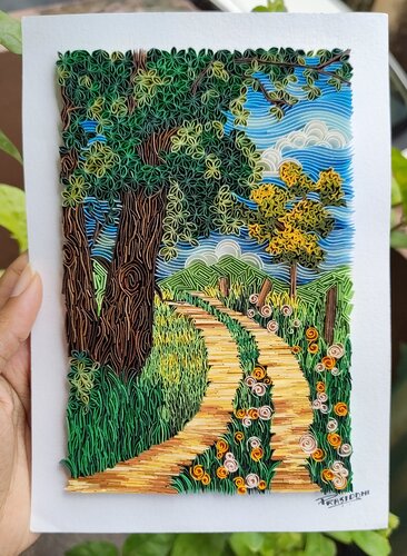 Journey Through Nature by Prasiddhi Amonker, 종이 for Sale on Singulart