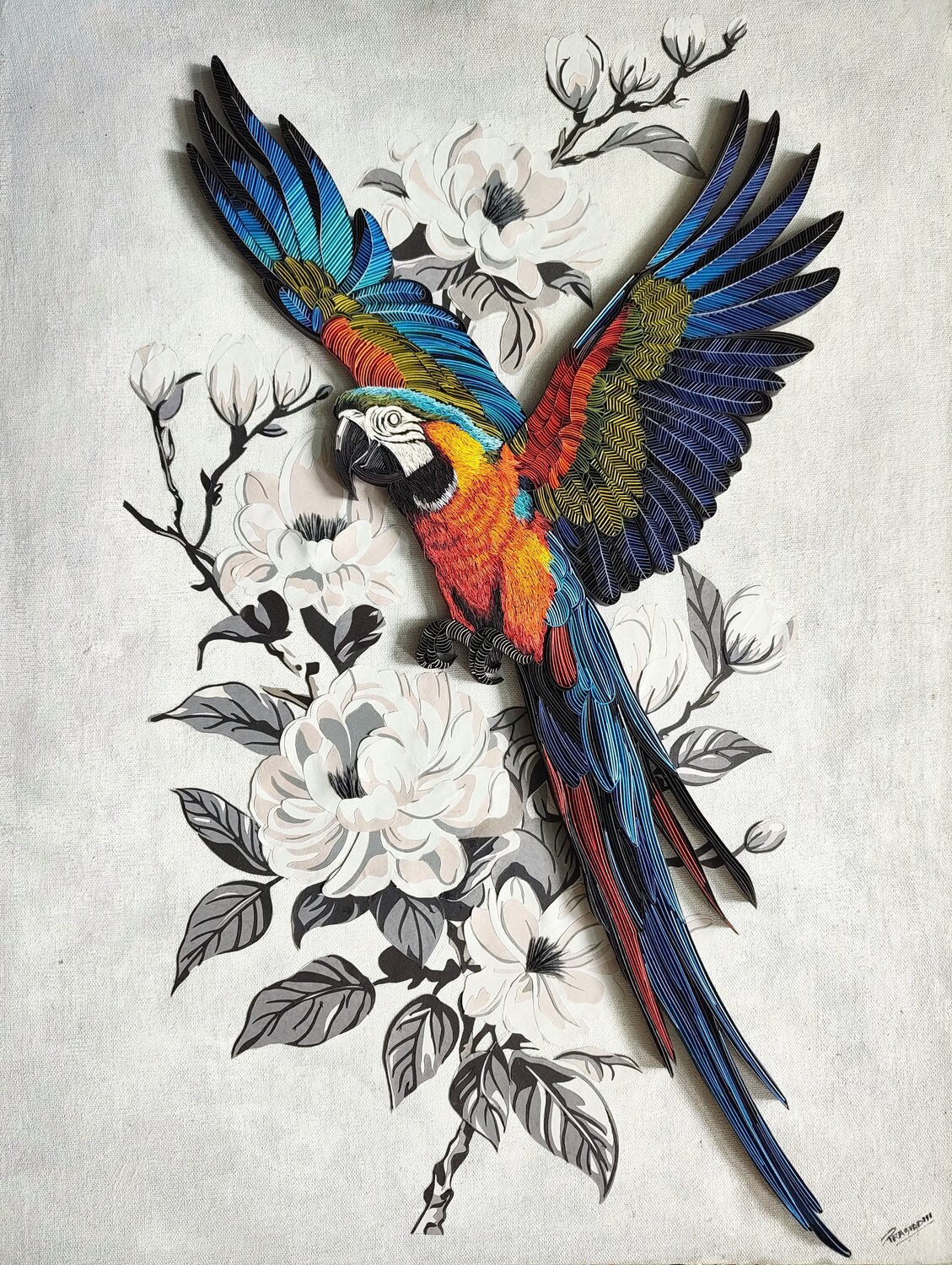 Vibrance Unbound Prasiddhi Amonker Werk auf Papier zu verkaufen