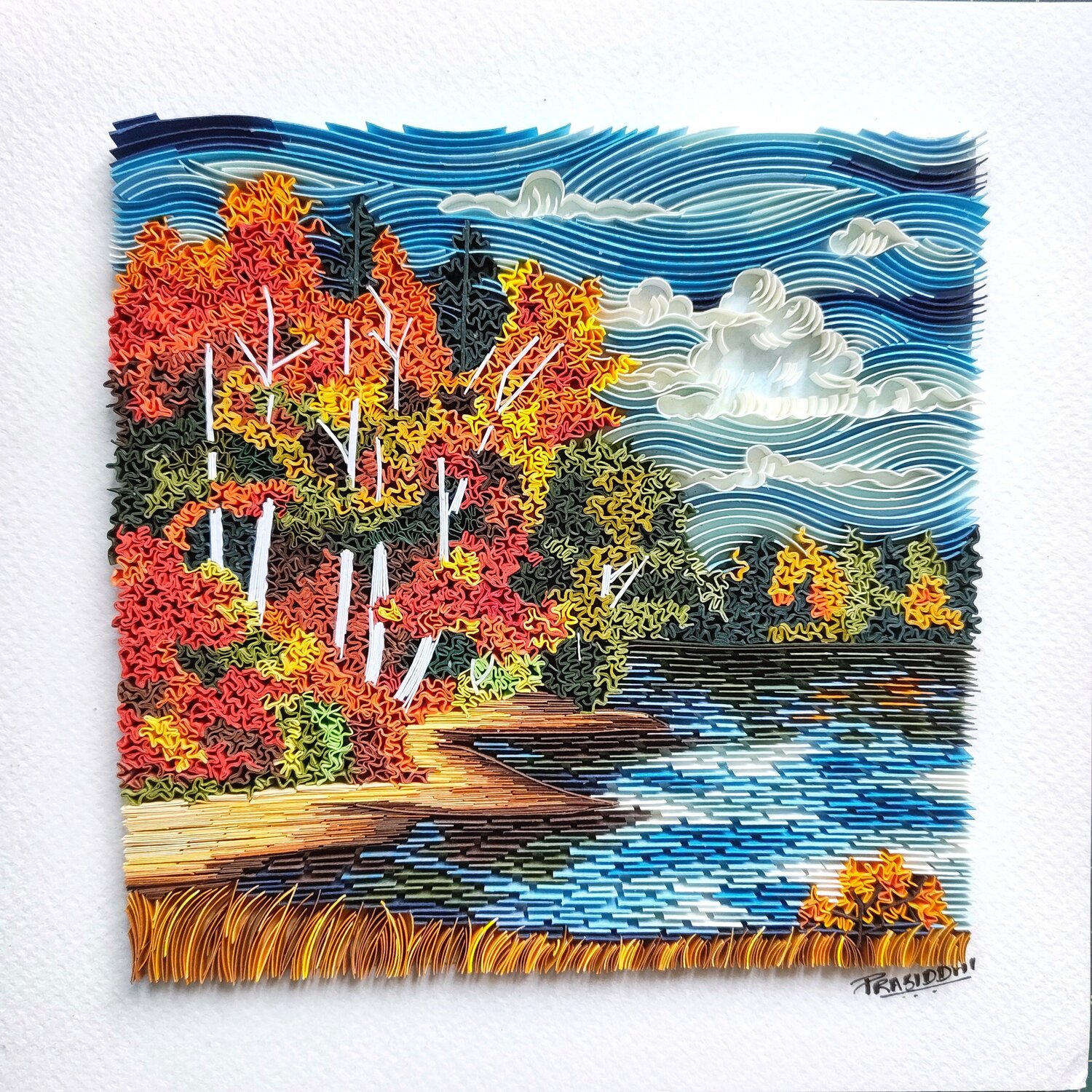 The season in between Prasiddhi Amonker Œuvre sur papier à vendre