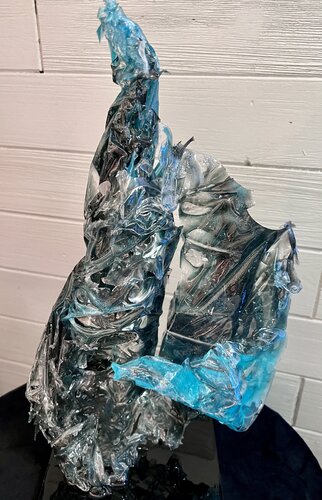 Tides of Glass - 2 Piece Sculpture van Leslie Lawson, Beeldhouwwerk te koop op Singulart