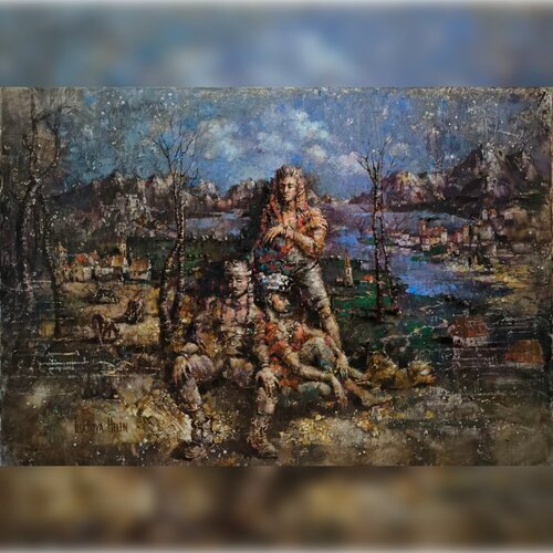 Warriors of Light van Helen Illichova, Schilderij te koop op Singulart