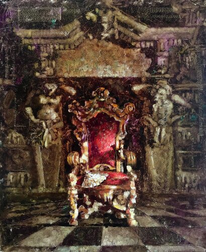 Queen's Status van Helen Illichova, Schilderij te koop op Singulart