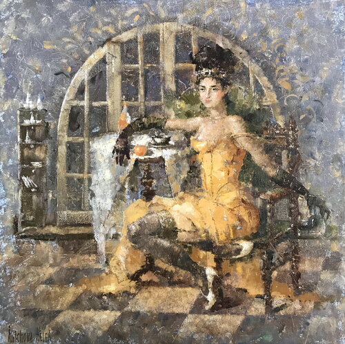 Orange von Helen Illichova, Malerei kaufen auf Singulart