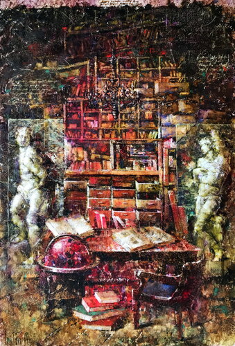 Buonarroti Archive by Helen Illichova, Painting for Sale on Singulart