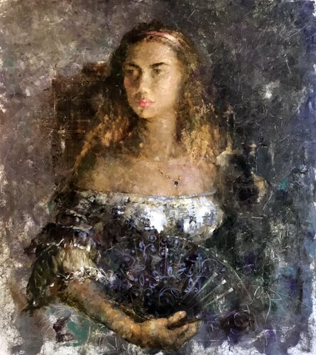 Satin ribbon van Helen Illichova, Schilderij te koop op Singulart