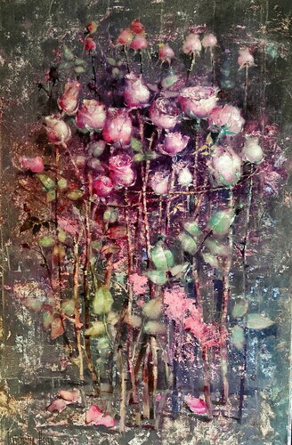Winter rose van Helen Illichova, Schilderij te koop op Singulart