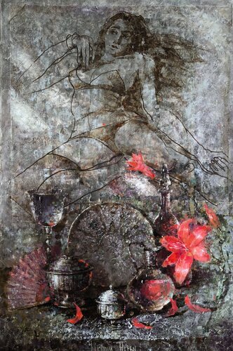 Capricious Spirits by Helen Illichova, Painting for Sale on Singulart
