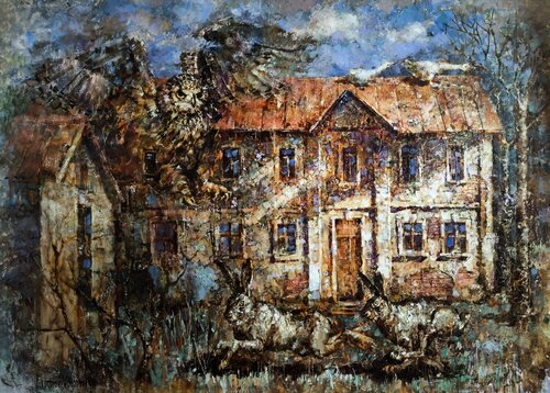 Your whole life Flashed in your Eyes di Helen Illichova, Pittura in vendita su Singulart