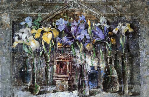 Sun for the Irises von Helen Illichova, Malerei kaufen auf Singulart