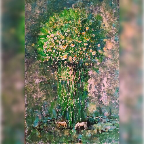 Swaying in Abundance von Helen Illichova, Malerei kaufen auf Singulart