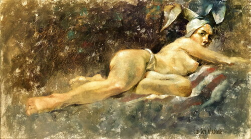 Adult Games by Helen Illichova, 회화 for Sale on Singulart