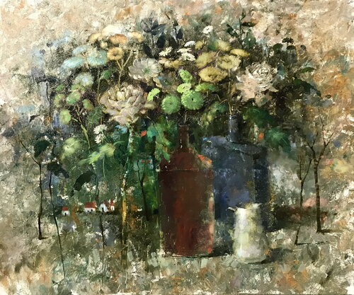 Dutch Village van Helen Illichova, Schilderij te koop op Singulart